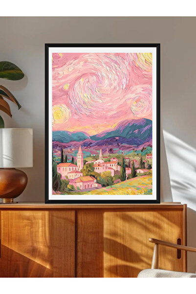 Tuba Decor Tablo dintr-o singură bucată cu rame din lemn pentru sufragerie, sufragerie, bucătărie