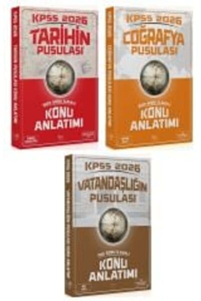 CBA Akademi CBA Yayınları 2026 KPSS Tarih + Coğrafya + Vatandaşlık Pusulası K...