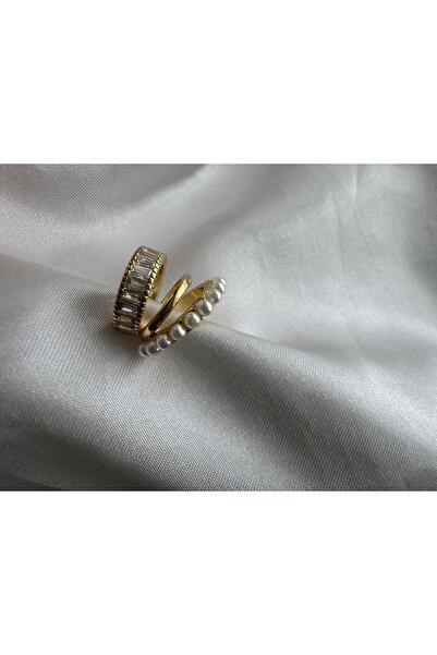 Petra Jeweils incili üçlü earcuff