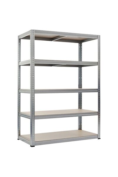 STRATEGIC Raft metalic 5 polite MDF 180x120x50 cm, 250kg/polita, fixare fara ...