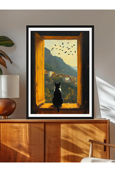 Tuba Decor Tablo dintr-o singură bucată cu rame din lemn pentru sufragerie, sufragerie, bucătărie