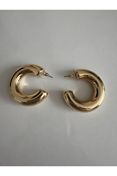 Petra Jeweils Thick Gold Hoop Earrings