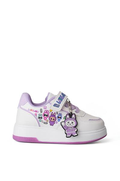 NeSe Shoes Labu Labu Baskılı Kız Çocuk Spor Ayakkabısı Sneaker (1 NUMARA BÜYÜK ALINIZ)(DAR KALIP)