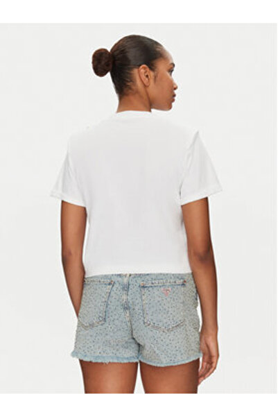 Guess Γυναικείο T-Shirt Λευκό W5GI15K8FQ4