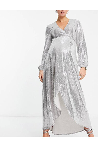 Flounce Club Flounce Occasion Dress, Silver