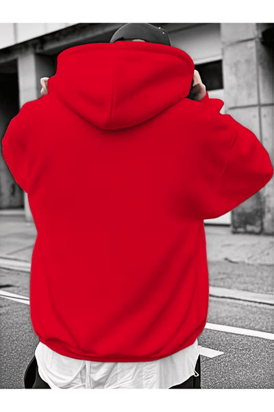 LAVİTTA Men's Ace of Spades Patterned Poker Hoodie