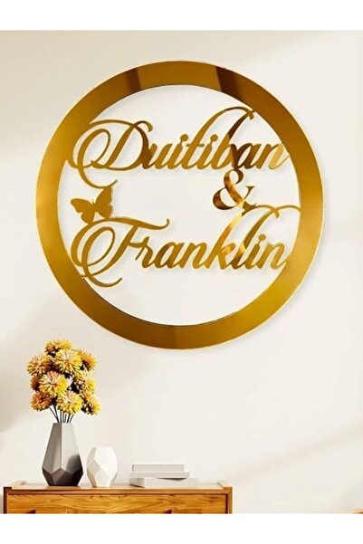 Emaazz LLC Acrylic Monogram Alphabet Wall Décor – Personalized Letter Design,...