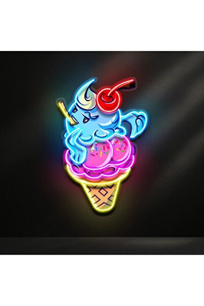KAMER NEON LED IŞIKLI POP ART TABLO DONDURMA