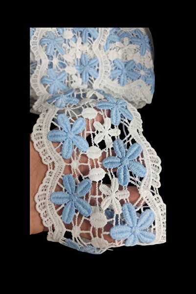 DUAYEN Güpür dantel çoban yıldızı desen 1 metre