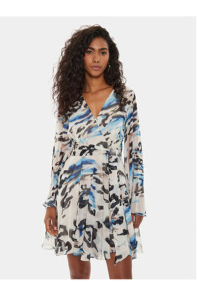 Guess Γυναικείο Φόρεμα Casual Πολύχρωμο W4YK29WDW82