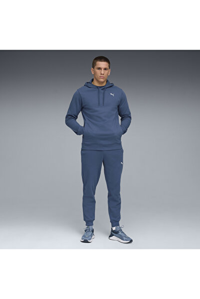 Puma Tad Ess French Terry Erkek Mavi Antrenman Sweatshirt 52591880