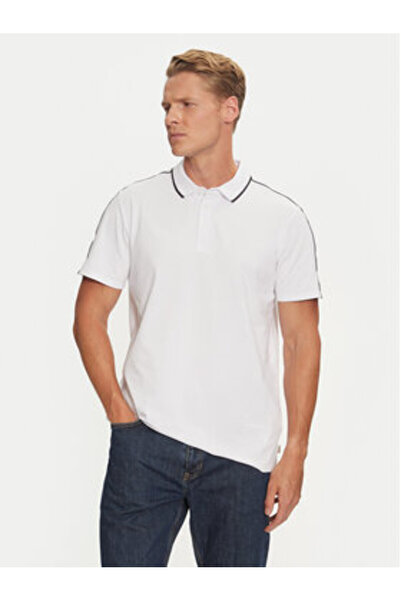 Guess Ανδρικό Πόλο Λευκό M4YP40KARS0