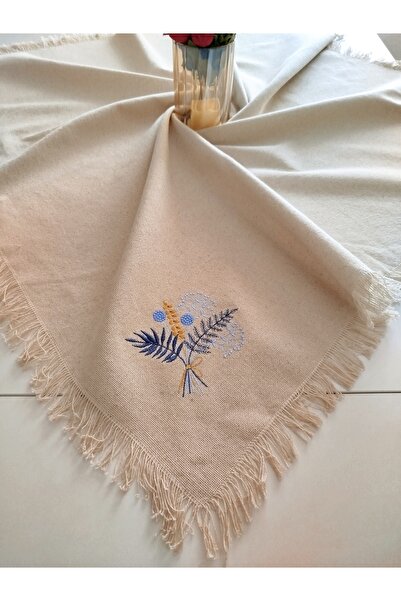 denizli hatırası Buldan Cendere Fabric Authentic Embroidered 105X105 cm Table...