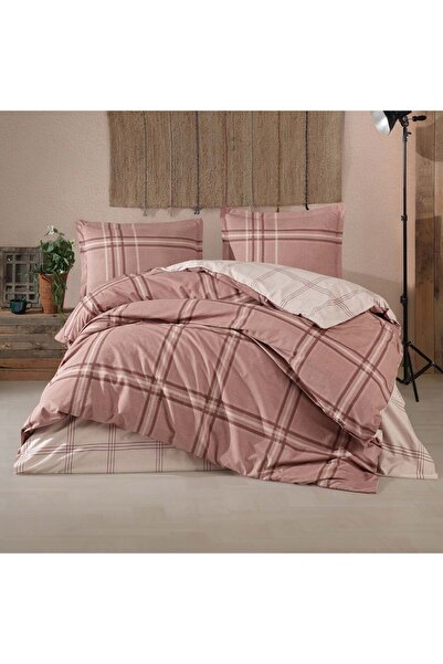 OEM Lenjerie de pat deluxe, din bumbac ranforce 100%, model "Andorra", cu imprimeu, din 4 piese