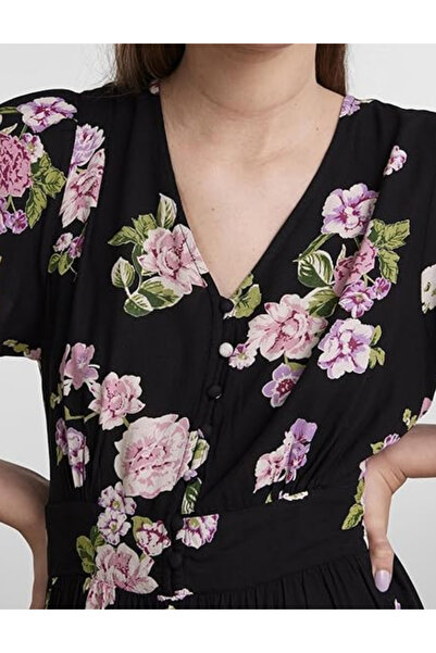 PIECES Pieces midi dress, black