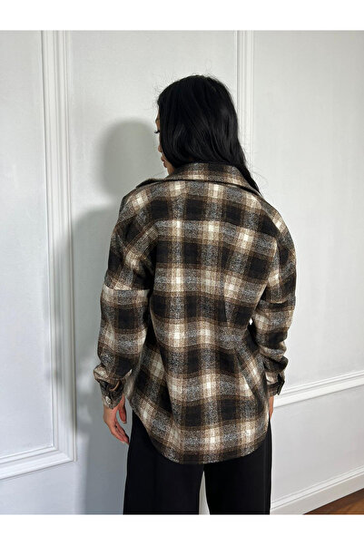 CC STORE KATHLEEN casual shirt, large check pattern, long sleeves