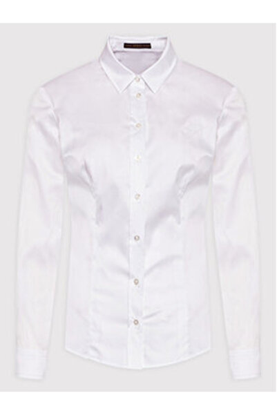 Guess Γυναικείο Πουκάμισο Λευκό W2YH41WAF10