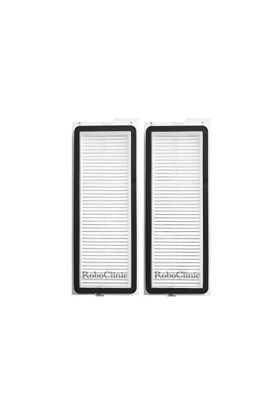 Roboclinic Ανταλλακτική βούρτσα συμβατή με ηλεκτρική σκούπα ρομπότ Roborock Qrevo Edge 5V1, Σετ φίλτρων Hepa-12 τεμάχια