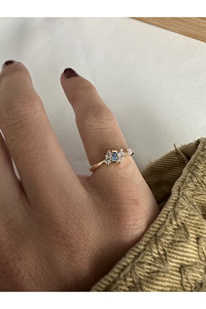 ringbox Blue Stone Little Finger Ring