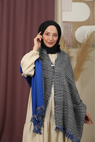 mim eşarp Şal de umăr în carouri cu două feţe