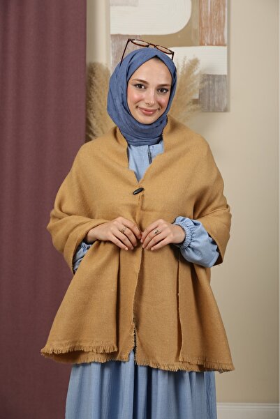 mim eşarp Şal de umăr de iarnă cu două feţe, de culoare uni