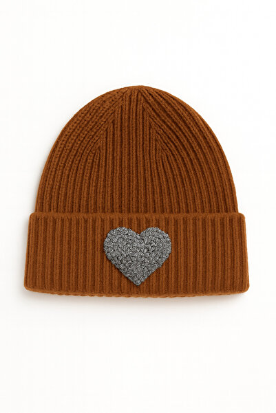 byebruketenci Brown Children and Teenagers Beret Grey Glitter Punch Pattern Luxury Wool Hat Christmas Gift