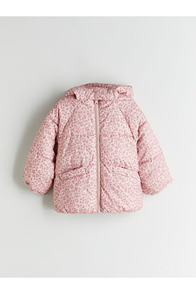 LC Waikiki Kapüşonlu Kız Çocuk Mont