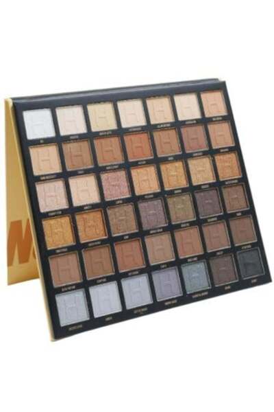 Harmony Beauty لوحة ظلال العيون من هارموني بيوتي، 42 لونًا، لون بيج