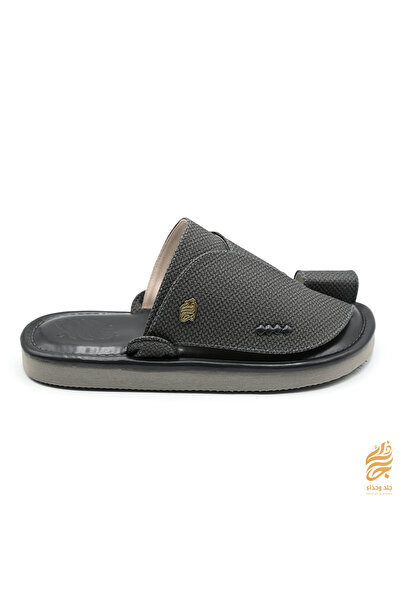 Leather & shoea gray oriental shoes