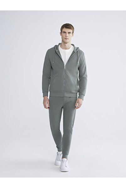 LC Waikiki Create Your Style from Uzg Store |   Hooded Long Sleeve Men's Zippered Sweatshirt