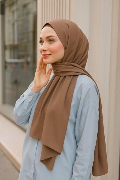 VIEN POLO Şal din bumbac simplu, fără model – anti-alunecare, anti-transpiraţ...