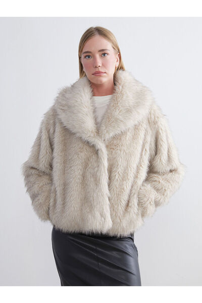 LC Waikiki Quality Parts from Çelebi Store Jacket Roba Yaka Women's Faux Fur ...