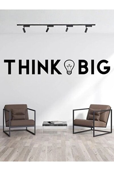 Emaazz LLC ملصق حائط تحفيزي "فكر بشكل كبير" - لوحة فنية جدارية مصنوعة يدويًا ...