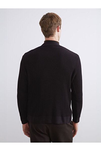 LC Waikiki Sparkling Selections from Shining Store |   Standard Mold V-Neck Men's Knitwear Cardigan