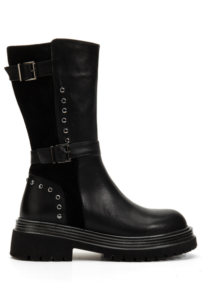 Elile Shoes Hakiki Deri 35 Numaradan 41-42-43 Numaraya Kadar Kadın Kışlık Bot