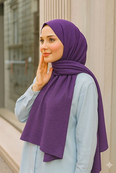 VIEN POLO شال قطني بدون نمط - غير قابل للانزلاق، لا يسبب التعرق، مناسب للاستخ...