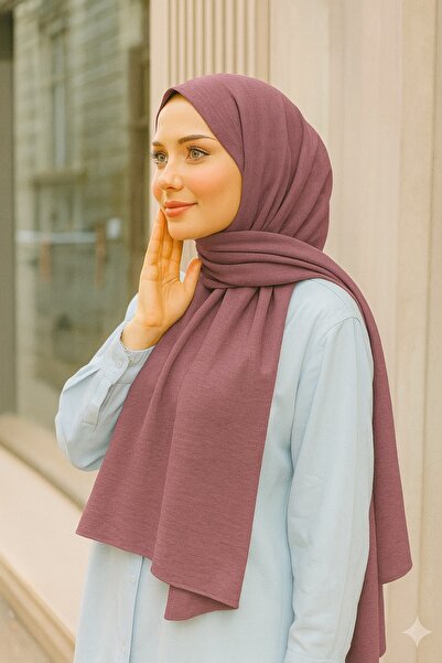 VIEN POLO Şal din bumbac simplu, fără model – anti-alunecare, anti-transpiraţ...