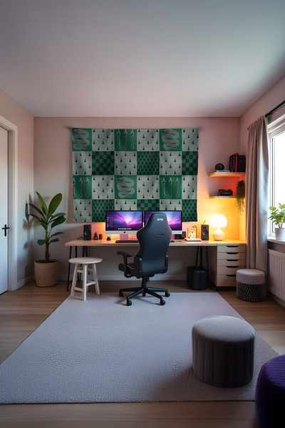 Charmbi Harry Potter Yatay Duvar Örtüsü Film Temalı Kaliteli Kumaş Oda Dekoru Tapestry Duvar Halısı