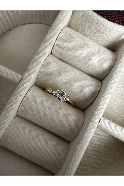 ringbox Blue Stone Little Finger Ring