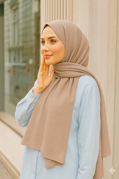 VIEN POLO Şal din bumbac simplu, fără model – anti-alunecare, anti-transpiraţ...