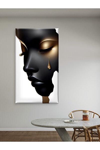 ESLEM DÜŞEN SON DAMLA - GÖLGELER VE HÜZÜN - BASKI KANVAS TABLO