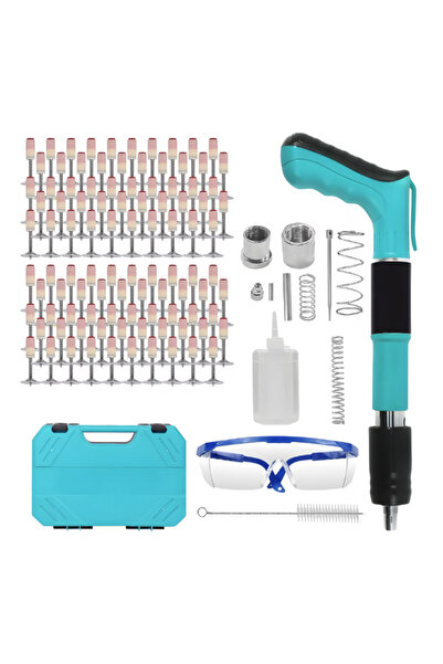 novim Pistol De Cuie Pentru Fixarea Cuielor Si Bolturilor In Beton, Lemn, Fier, include 100 cuie