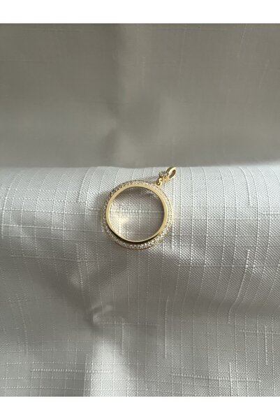 ED CAESAR ÇEYREK TAKILABİLEN BAGET TAŞLI 925 AYAR GÜMÜŞ KOLYE UCU