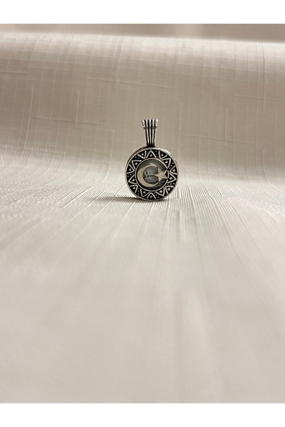 ED CAESAR TÜRK BAYRAĞI CEVŞEN 925 AYAR GÜMÜŞ KADIN KOLYE UCU