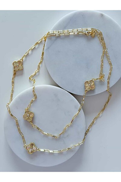 CHARMLUCKY ÖZEL SERİ YONCA UZUN KOLYE