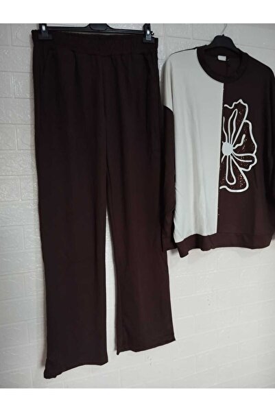 anne moda ankara Oversize Üst (foarte larg), Normal Kalıp Alt, % 100 Pamuk Eş...