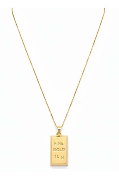 Genel Markalar Külçe Altın Kolye - Büyük Boy - Altın