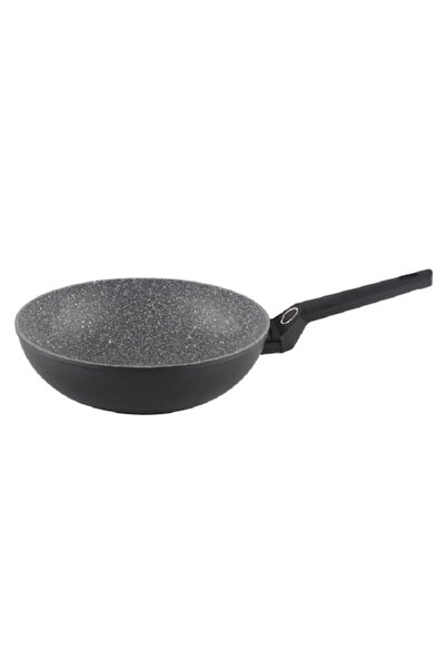 Zilan Tigaie wok ZLN-3345, Diametru 28 cm, Material aluminiu, Granit interior