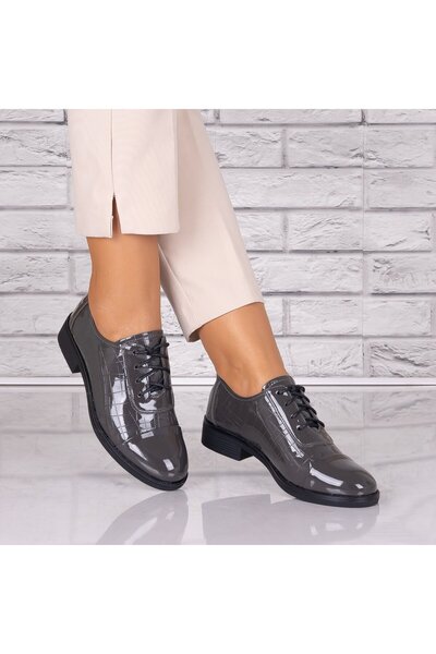 Botinelli Women's casual shoes Gray -leather Maisie, 38