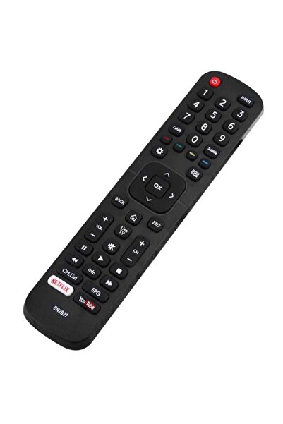Generic Remote Control Replacement For Hisense TVs Black